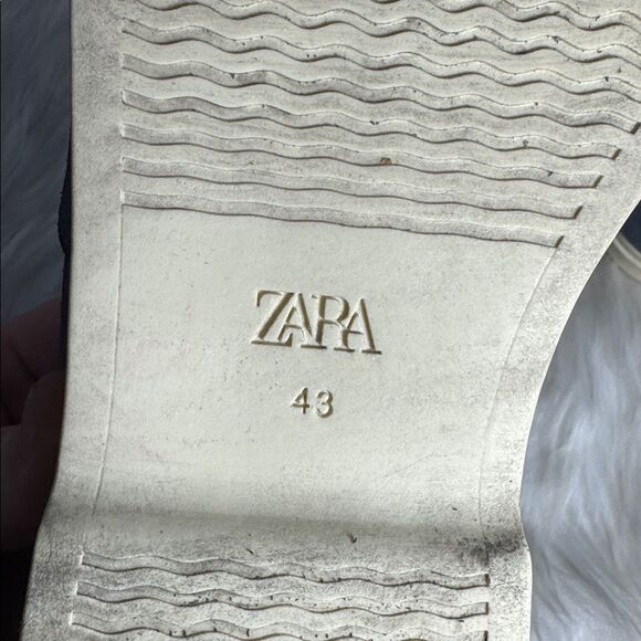 Zara Men\'s‎ Dusty Blue Suede Loafers Sz 43 main image 5